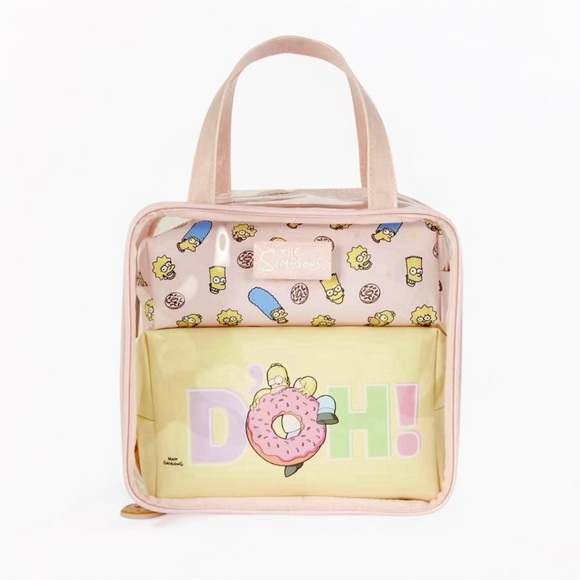 PRIMARK “The Simpson” 3 pack travel make up bag set-NIP - Picture 1 of 5